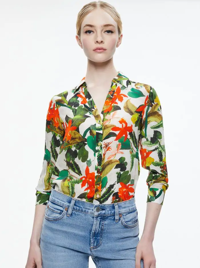 ELOISE BUTTON DOWN BLOUSE